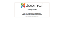 Tablet Screenshot of comsquare.ch
